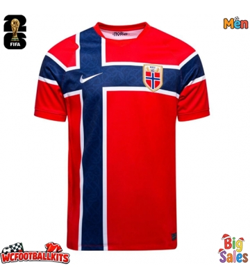 Norway Replica Home Stadium Shirt World Cup 2026 Short Sleeve